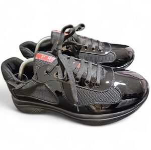 Men's Black Fashion Sneakers - PRADA Style